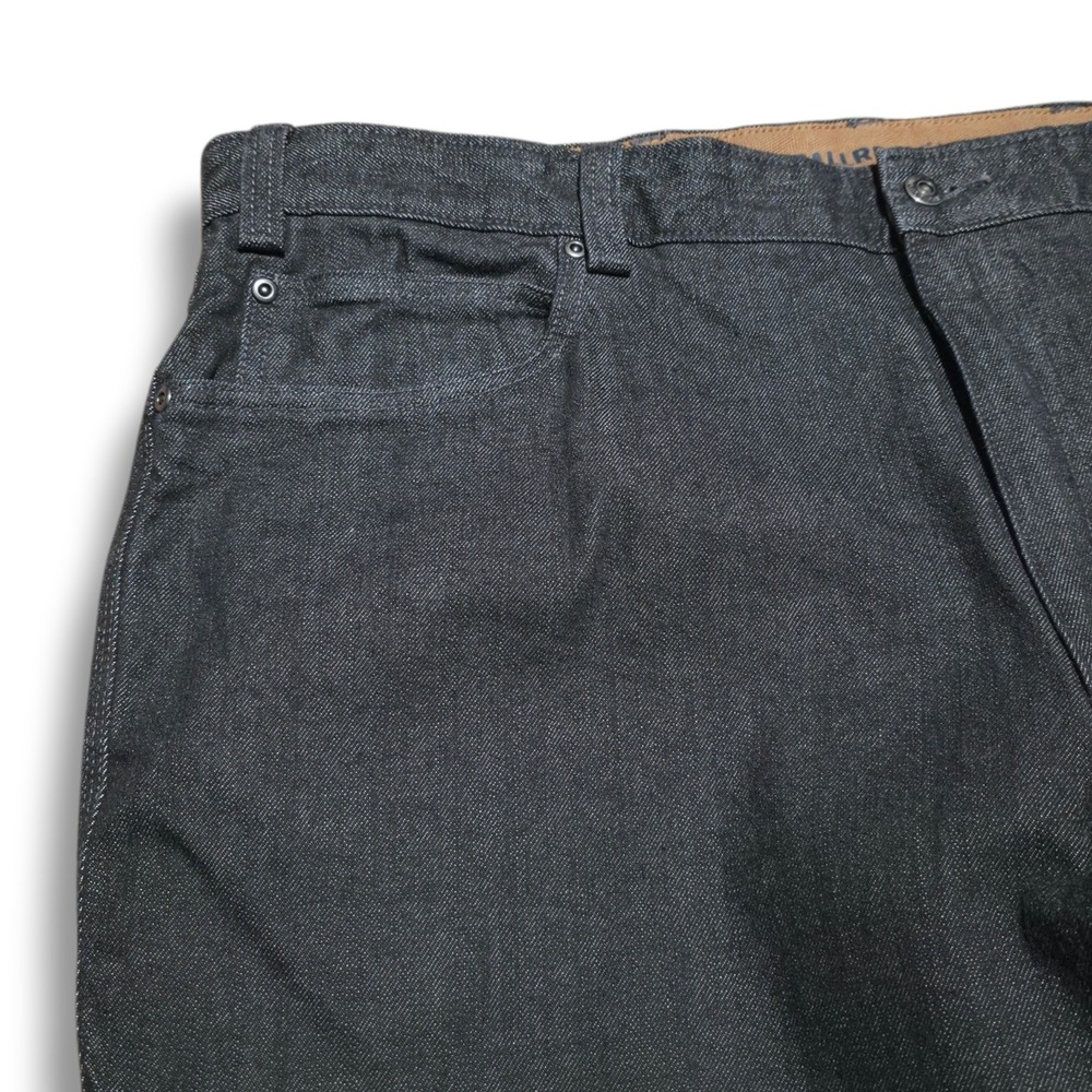 Duluth Trading Flex Ballroom Jeans Men's Size 44‎ x 28 Dark Wash Denim Work New